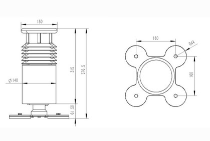 五要素車載氣象站 五要素車載氣象站